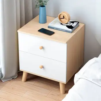 Прикроватный столик для спальни простой шкафчик Nordic многофункциональный мини-прикроватный шкафчик стеллаж простой