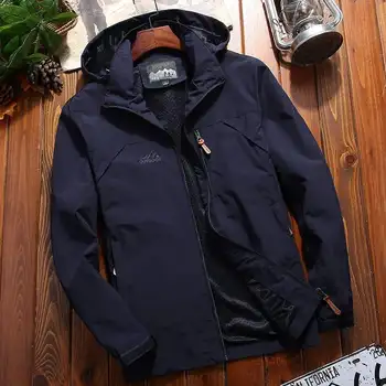 Куртка-бомбер Мужская демисезонная ветровка, военные тактические пальто, карманы на молнии, повседневная мотоциклетная куртка