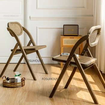 Современные обеденные стулья из массива дерева, Мебель для гостиной, Дизайн спинки кухонного стула, Складные стулья для отдыха на открытом воздухе во дворе, B