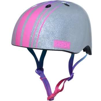 Краш! Велосипедный шлем градиентного серебристого цвета, молодежный 8+ (54?58 см)