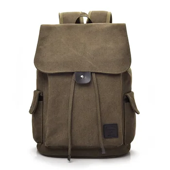 Новый высококачественный холщовый мужской рюкзак, большая школьная сумка через плечо, рюкзак для мальчиков, модные походные простые сумки