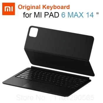 Оригинальная клавиатура Xiaomi Pad 6 Max 14 на английском языке, клавиатура для планшета с сенсорным управлением, магнитный чехол, Pogo Pin Bluetooth Connect