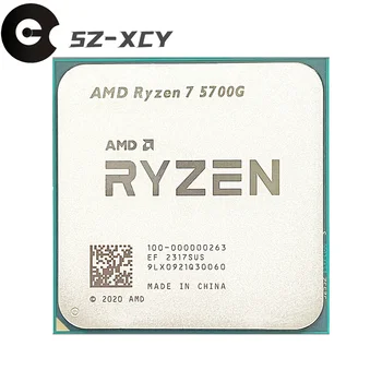 AMD Ryzen 7 5700G R7 5700G 3,8 ГГц Восьмиядерный 16-потоковый процессор мощностью 65 Вт Процессор L3 = 16M 100-000000263 Сокет AM4