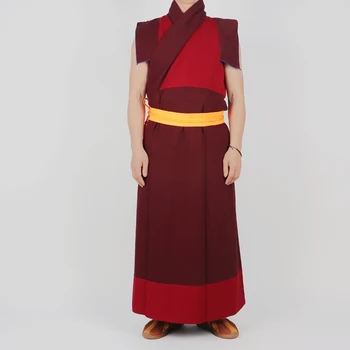 Костюм ламаизма, костюм тибетского буддизма, одежда гуру, халат, одежда монаха-ламы, Длинное пальто, одежда Тибетского монаха, Новый стиль 2023 года