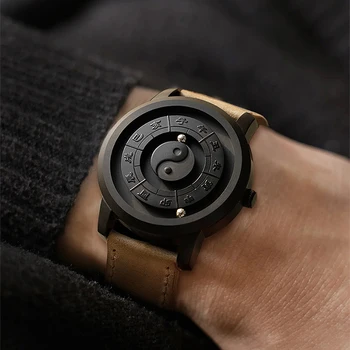 Мужские часы EOEO Магнитные швейцарские кварцевые наручные часы класса Люкс Механические Автоматические часы из нержавеющей стали Водонепроницаемые Деловые часы