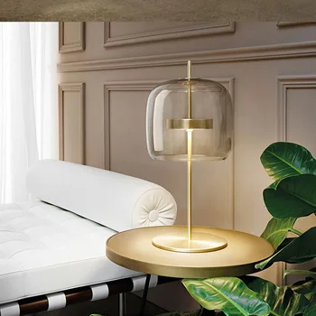настольная лампа из цветного стекла luminaria infantil, прикроватный столик с перьями, настольная лампа в стиле ар-деко, светодиодная лампа, настольная лампа в стиле деко, спальня
