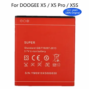 2023 года Новый Оригинальный Аккумулятор X5 Для DOOGEE X5/ X5 Pro/X5S x5Pro x5 S 3100mAh Аккумулятор Большой Емкости Для телефона В наличии