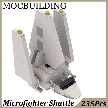 Microfighter Shuttle Space Movie MOC Строительный Блок Кирпичи Головоломки Игрушки для Детей Подарок на День Рождения