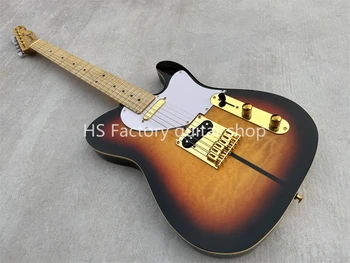 Изготовлено на китайских фабриках Высококачественная гитара Merle Haggard TUFF DOG Tone электрогитара Sunburst HOT