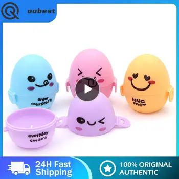 Богатый и красочный Кемпинг Простой Открытый Удобное хранение яиц с пластиковой защитой Мультяшная коробка для яиц Инновационная Прочная Портативная