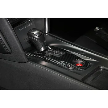 4 шт./компл. Наклейка на панель переключения передач, рамка крышки, наклейки на центральную консоль из углеродного волокна для Nissan GTR R35