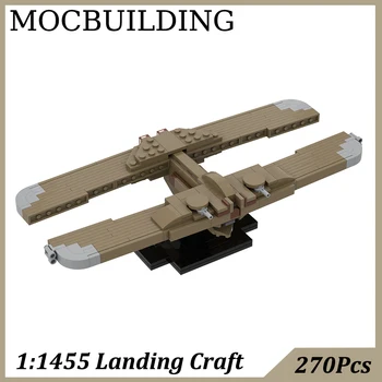 Модель десантного корабля в масштабе 1:1455 Космический корабль MOC Строительный блок Кирпичи Игрушки для детей Подарок на День рождения