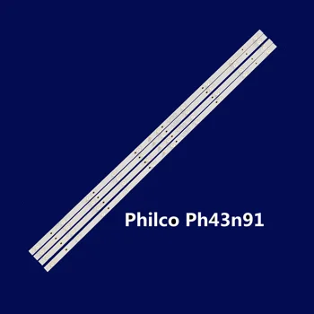 100% новый светодиодный светильник для телевизора Led Philco Ph43n91 430n91gm04x10c0069, 1 комплект-4шт