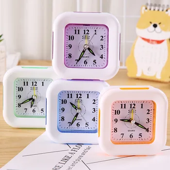 Креативный простой пластиковый маленький будильник Hanzhong Fashion Детские часы Оптовая продажа Подарки от компании