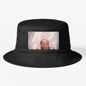 Trump 2024, Христианская шляпа-панама, Летние повседневные кепки на открытом воздухе, Женские Солнцезащитные Черные Рыбацкие весенние
 Спортивные Мальчики Сплошной Цвет