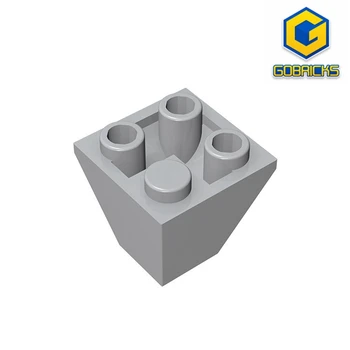 Gobricks GDS-1040 Наклонный, перевернутый 45 2 x 2 Двойных выпуклых, совместимый с lego 3676 DIY детский развивающий строительный блок DIY
