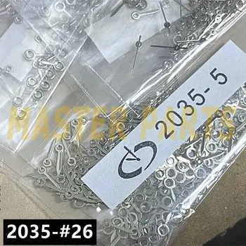 100 Комплектов серебряных секундных стрелок диаметром 5 мм для кварцевого механизма Miyota 2035