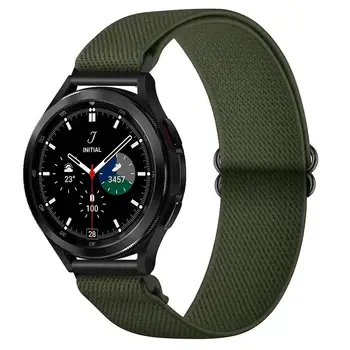 22мм 20мм Нейлоновая петля ремешок для Samsung Galaxy Watch 3/Amazfit GTR Регулируемый тканевый эластичный браслет ремешок для Huawei Watch GT2