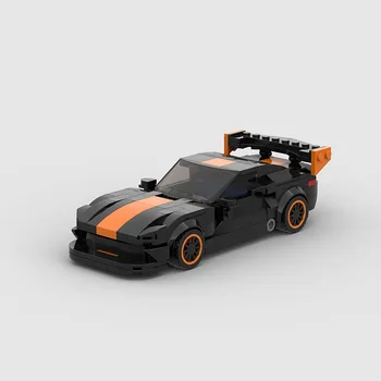 MOC Roadster Black & orange (M10302) Строительные блоки с совместимой сборкой модели Lego, подарочные игрушки