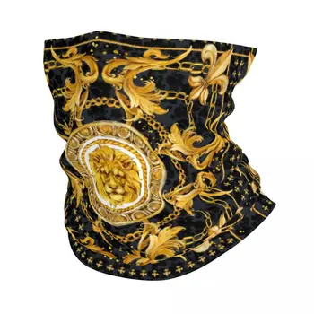 Роскошная бандана в стиле европейского барокко, гетры с защитой от ультрафиолета, шарф для лица, Мужская Женская повязка на голову, балаклава