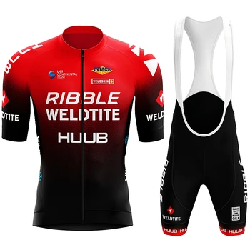2024 HUUB Ribble Weldtite Велосипедная Одежда Мужская Дорожная Велосипедная Одежда Гоночная Одежда Дышащий Комплект Из Джерси Для Велоспорта Ropa Ciclismo Maillot