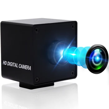 ELP USB Camera 4K 3840x2160 UVC Бесплатный Драйвер Подключи и Играй Мини-Веб-камера Веб-Камера С Широкоугольным Объективом 