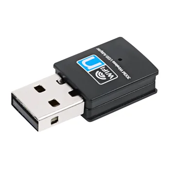 300 Мбит/с USB WiFi адаптер 2,4 ГГц USB 2,0 WiFi ключ Беспроводная сетевая карта для ПК