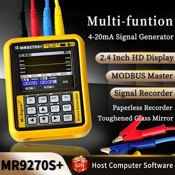 MR9270S + Hart 4-20mA Генератор сигналов Калибровочный Ток Напряжение PT100 Термопара Датчик Давления Регистратор частоты PID
