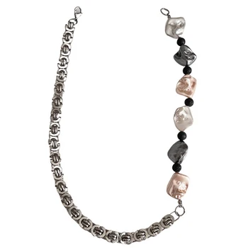 Ожерелье на ключицу Декоративное модное ожерелье с цепочкой из искусственного жемчуга, очаровательное ожерелье, женская цепочка на ключицу, вечерние украшения, подарки друзьям