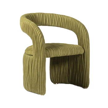 Современный скандинавский стул со спинкой creative home обеденный стол и стулья современное кресло для переговоров из ткани высокого класса