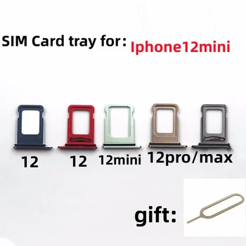 Для iphone 12mini Оригинальный Корпус Телефона Новый Адаптер Для SIM-карты И Слот Для Держателя Лотка Для Карт Micro SD Со Свободной Иглой Для Извлечения Pin-ключа