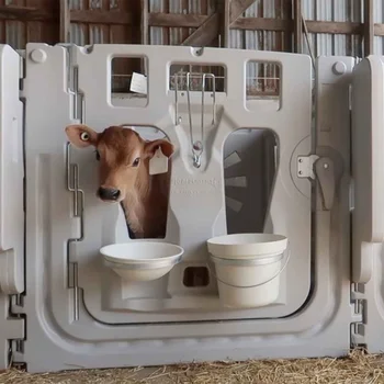 Животноводческий комплекс, Клетка для телят, Сельскохозяйственное оборудование, Дешевая Пластиковая Дневная корова, удобная с забором