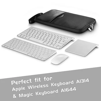 Клавиатура, сумка для хранения, чехол для переноски, Пылезащитные аксессуары на молнии, портативный неопреновый чехол, водонепроницаемый для Apple Magic