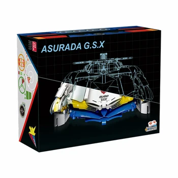 В НАЛИЧИИ Технический радиоуправляемый гоночный автомобиль Asurada GSX, строительные блоки, модель спортивного автомобиля MOC, Кирпичи, Игрушки для детей, Подарочный набор на День рождения