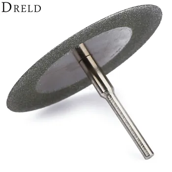 алмазный шлифовальный круг из углеродистой стали 50 мм, режущий диск, пильный диск для аксессуаров Dremel, Электрические вращающиеся инструменты, Абразивный диск