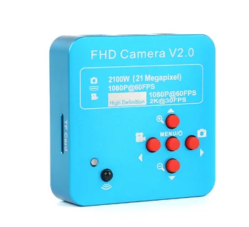 1080P 60FPS 2K 4800W 48MP HD-MI USB 16G TF Промышленный Электронный Цифровой Видеомикроскоп Камера Лупа Для Ремонта печатных Плат Телефона