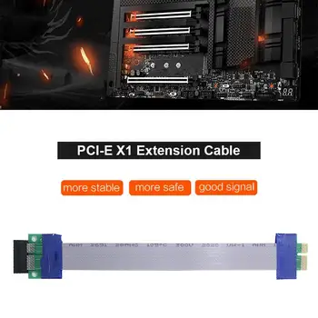 15 см Удлинительный кабель PCIe от 1X до 1X Гибкий Удлинитель карты PCIE PCI Express Riser Card