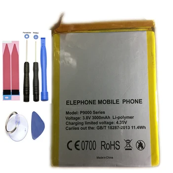 Аккумулятор ISUNOO Elephone P9000 емкостью 3000 мАч для Elephone P9000 Lite с инструментами