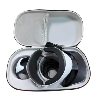 Двусторонняя сумка для переноски на молнии для аксессуаров PSVR2 VR Glass, портативный дорожный ящик для хранения, защитный чехол, сумка для организации,