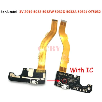 Для Alcatel 3V 2019 5032 5032W 5032D 5032A 5032J OT5032 USB Порт Док-станции Для зарядки Гибкий Кабель USB Зарядное Устройство Док-разъем Платы Flex