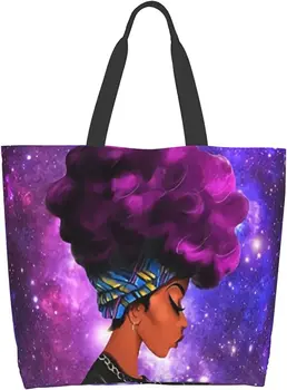 Афроамериканская сексуальная женская сумка-тоут с принтом Подсолнуха, холщовая сумка-тоут для женщин, Многоразовая сумка для покупок, Продуктовая сумка