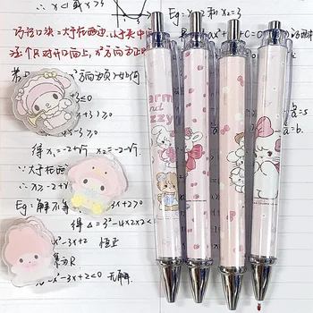 Новые ручки Mikko Kawaii Push Neutral Cat Cute Student Neutral Pen Exam 0,5 мм Черная быстросохнущая кисть Problem Pen Любимый подарок для девочек