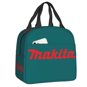 Makitas Lunch Bag Портативный Охладитель Термоизолированный Ланч-Бокс Для Женщин, Детей, Школьников, Пляжа, Кемпинга, Путешествий, Сумки Для Еды