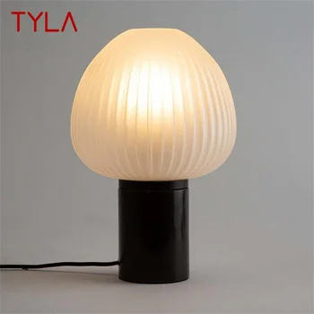 Современная настольная лампа TYLA, простой дизайн, светодиодная декоративная лампа для дома, прикроватная настольная лампа в виде гриба