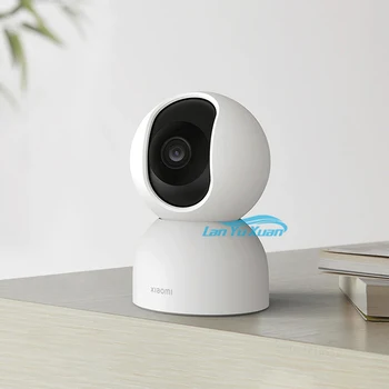 Глобальная версия Smart C400 Умный дом WiFi Вращение на 360 ° 4-мегапиксельное ночное видение AI Обнаружение человека Alexa Google Assistant