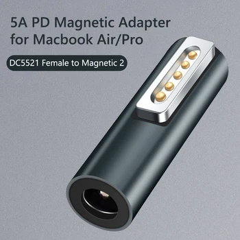 Разъемы 5A PD DC5521 для подключения к магнитному адаптеру для Apple Macbook Air/Pro
