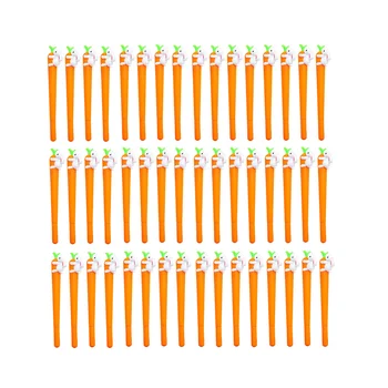 100X Морковный Кролик, чернильная ручка, Пасхальный подарок, украшение Пасхальной вечеринки, Шариковая ручка для офиса, школьные принадлежности, подарки