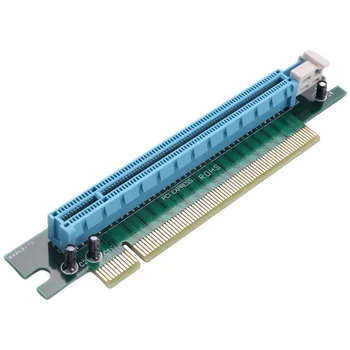 Плата PCI-E 16X Riser Card Плата адаптера Pci-E Pci-16X Удлинитель под прямым углом, протектор, адаптер для Riser Card