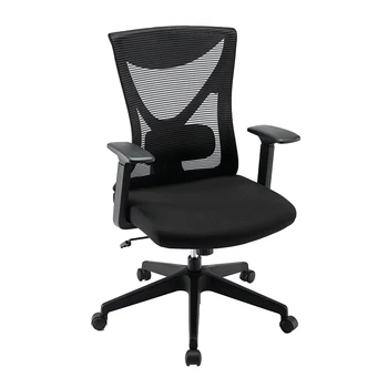 Дешевая черная офисная мебель, регулируемое офисное вращающееся кресло с сеткой для руководителей, эргономичный офисный вращающийся стул