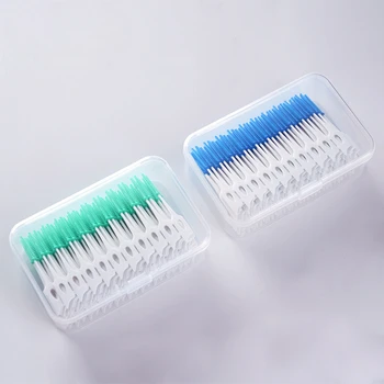 Силиконовые межзубные щетки, сверхмягкая щетка для чистки зубов, зубная нить для ухода за зубами, зубочистки, инструменты для полости рта 160 шт.